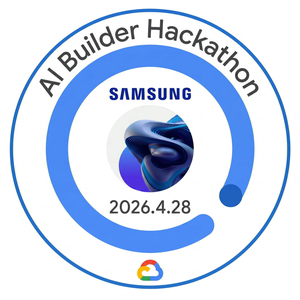 AI Builder Hackathon badge issued by Explore Google Cloud